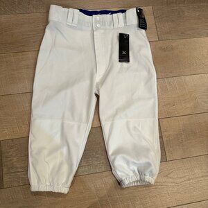 MIZUNO MVP SHORT PANT WHITE NEW MEDIUM BASEBALL SOFTBALL